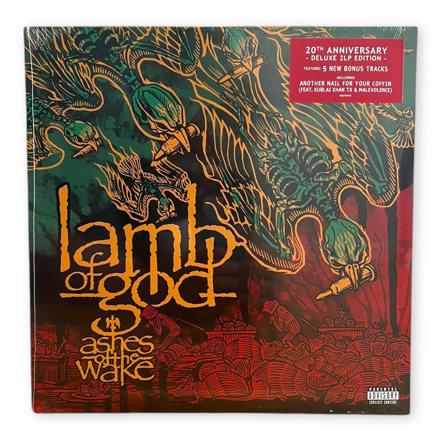 LAMB OF GOD - Ashes Of The Wake - LP VINYL - 20th ANNIVERSARY DELUXE 2 x LP EDITION - BRAND NEW