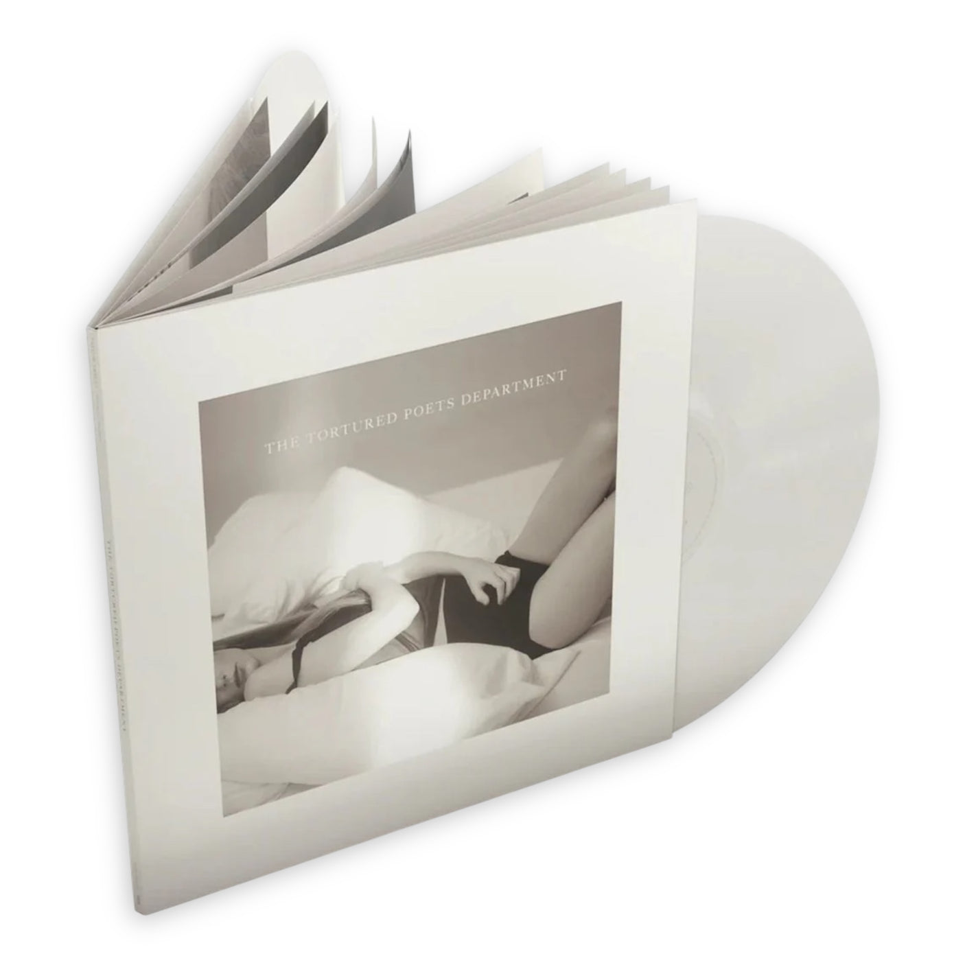 TAYLOR SWIFT - The Tortured Poets Department (The Manuscript) - LP VINYL - GHOSTED WHITE VINYL - BRAND NEW