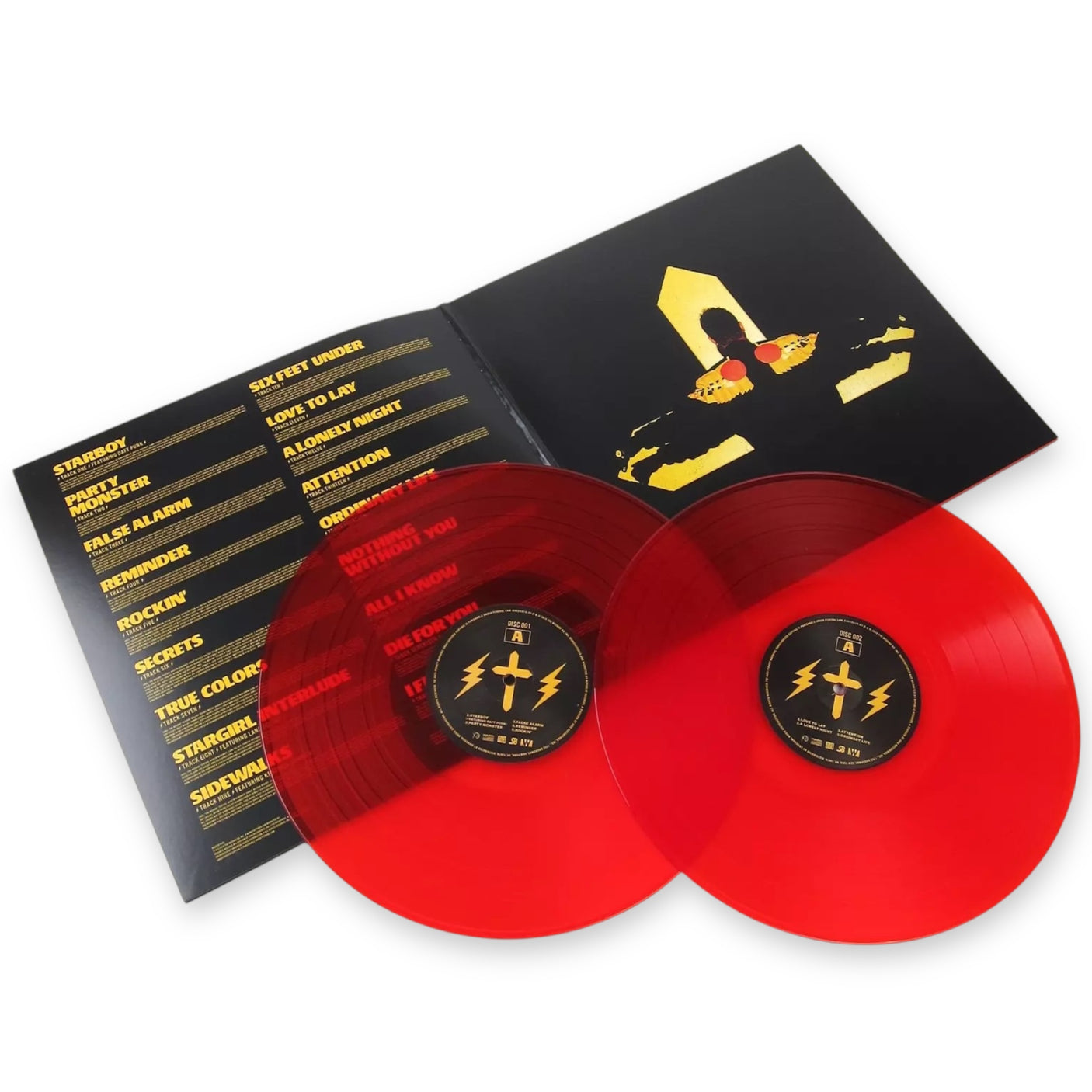 THE WEEKND - Starboy - LP VINYL - LIMITED EDITION RED TRANSLUCENT VINYL - BRAND NEW