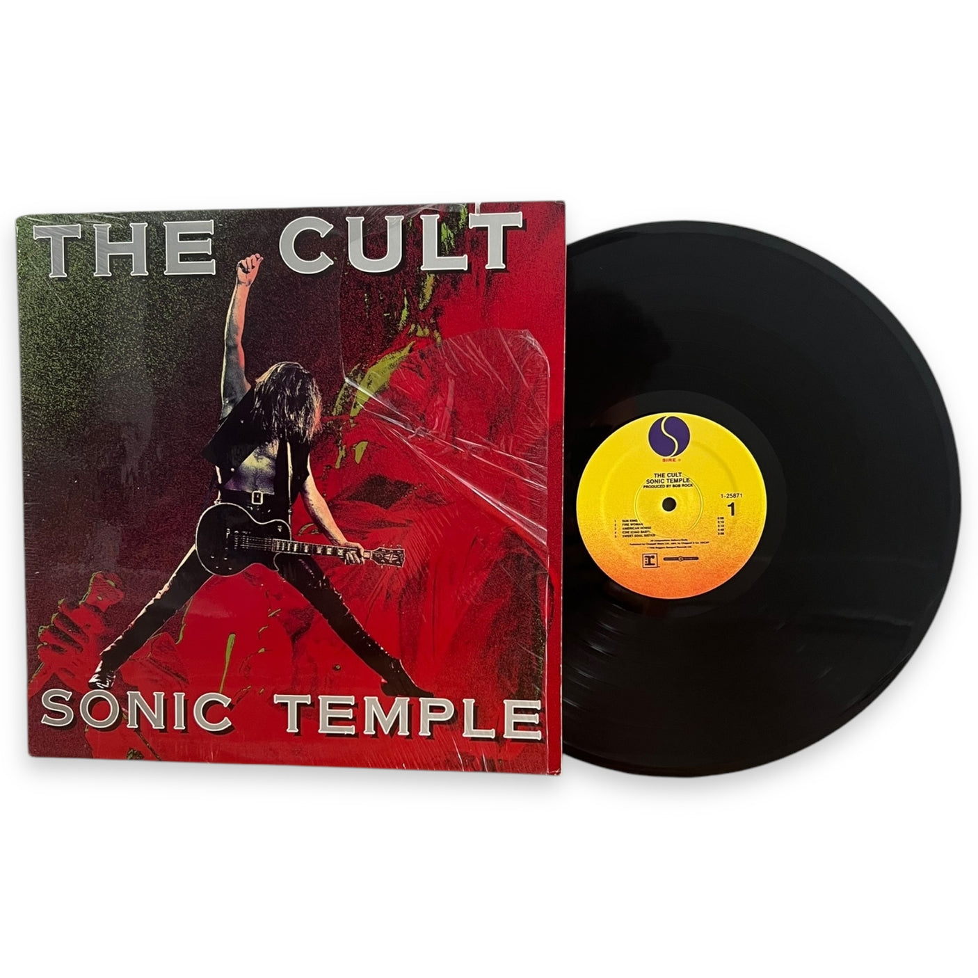THE CULT - Sonic Temple - USED LP VINYL - ORIGINAL 1989 USA PRESS - VG+/VG+