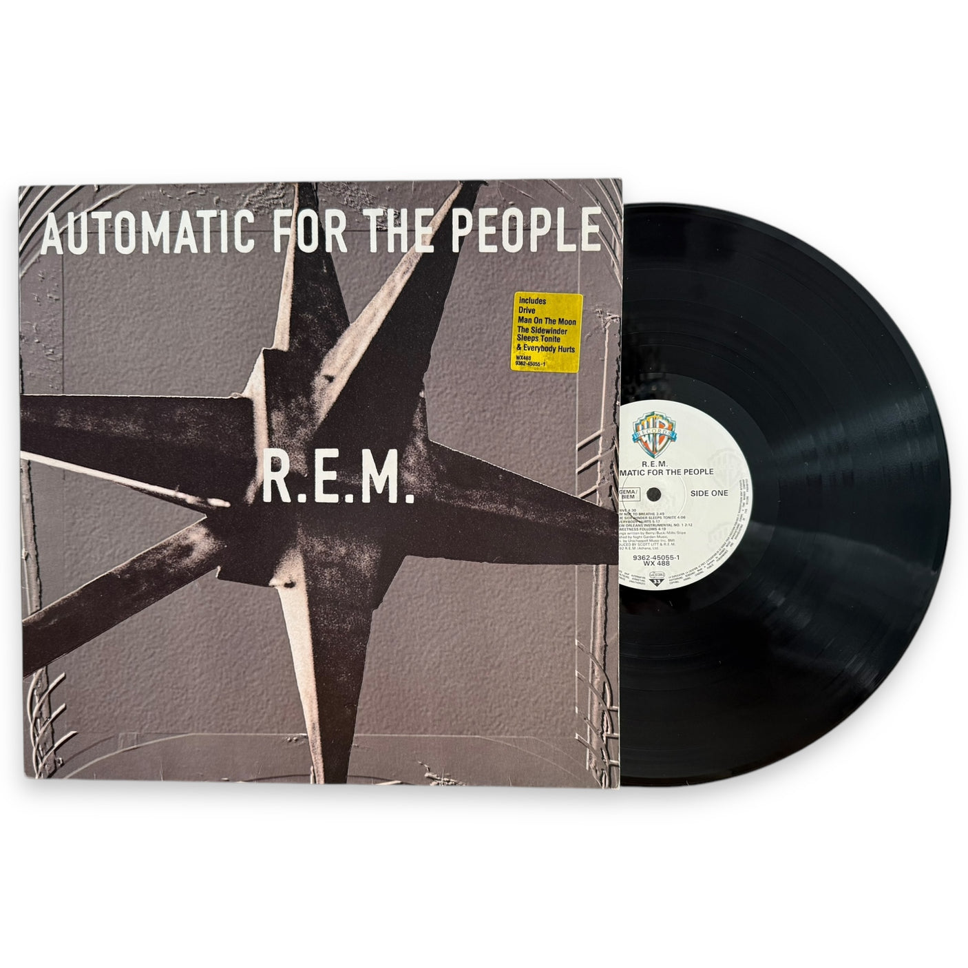 R.E.M - Automatic For The People - USED LP VINYL - ORIGINAL 1992 UK & EUROPE PRESS - VG+/VG+