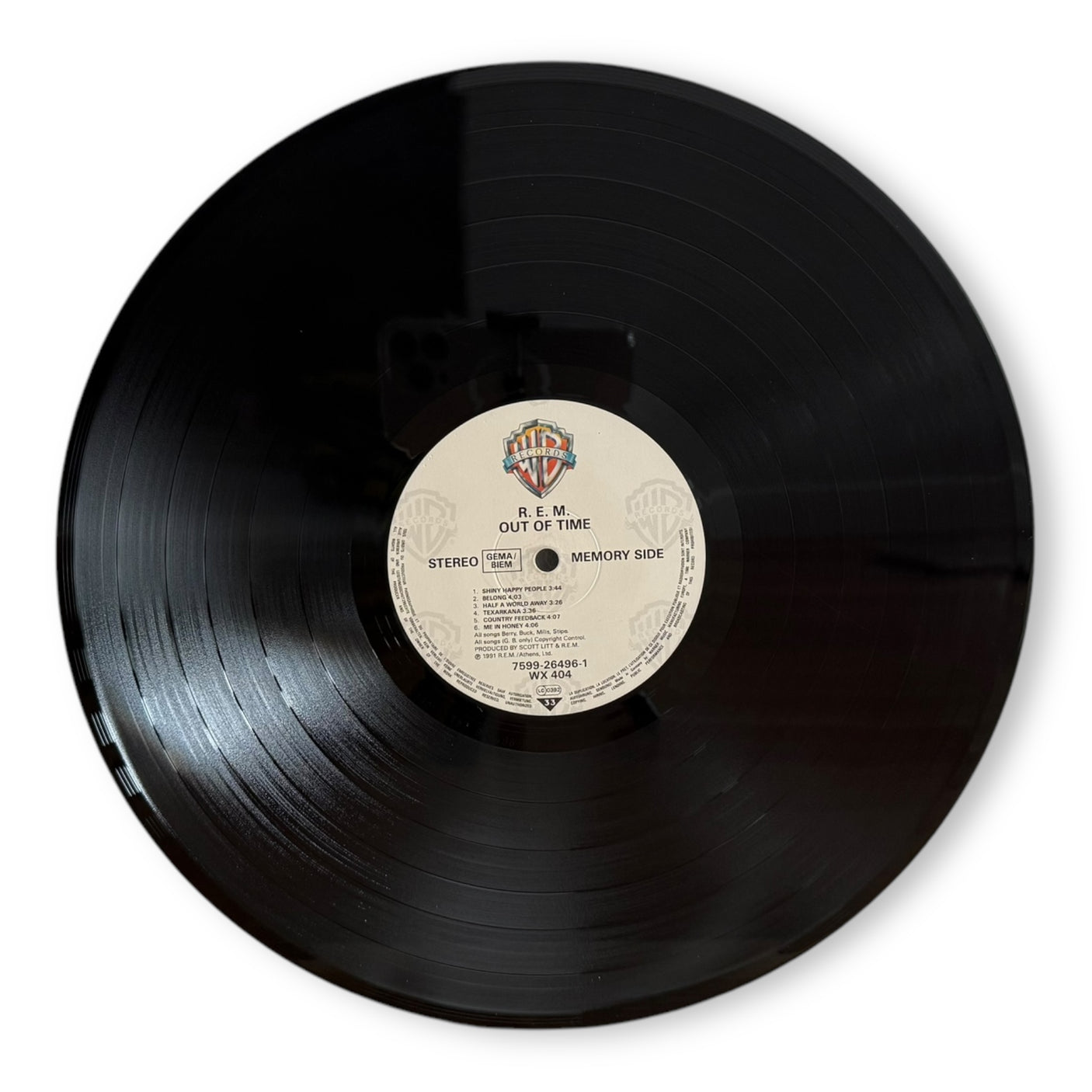 R.E.M - Out Of Time - USED LP VINYL - ORIGINAL 1991 EUROPE PRESS - VG/NM
