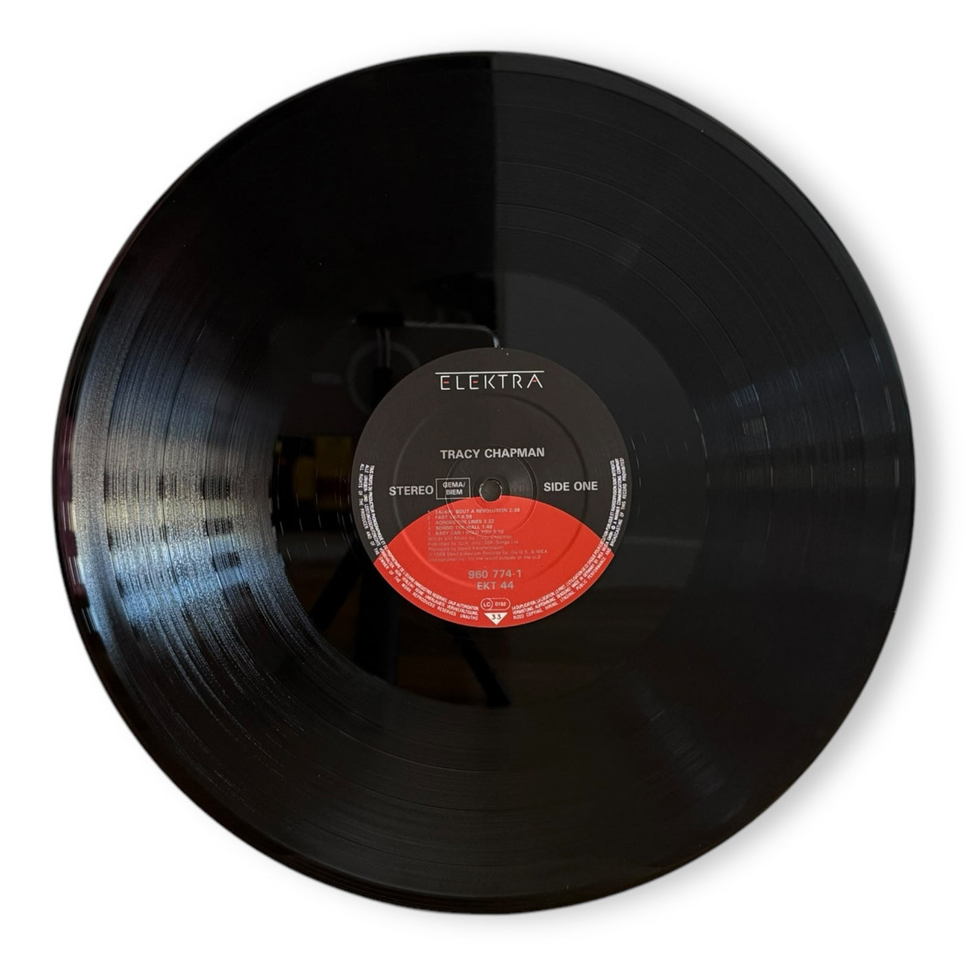 TRACY CHAPMAN - Tracy Chapman (Self Titled) - USED LP VINYL - ORIGINAL 1988 UK & EUROPE PRESS - VG+/VG+