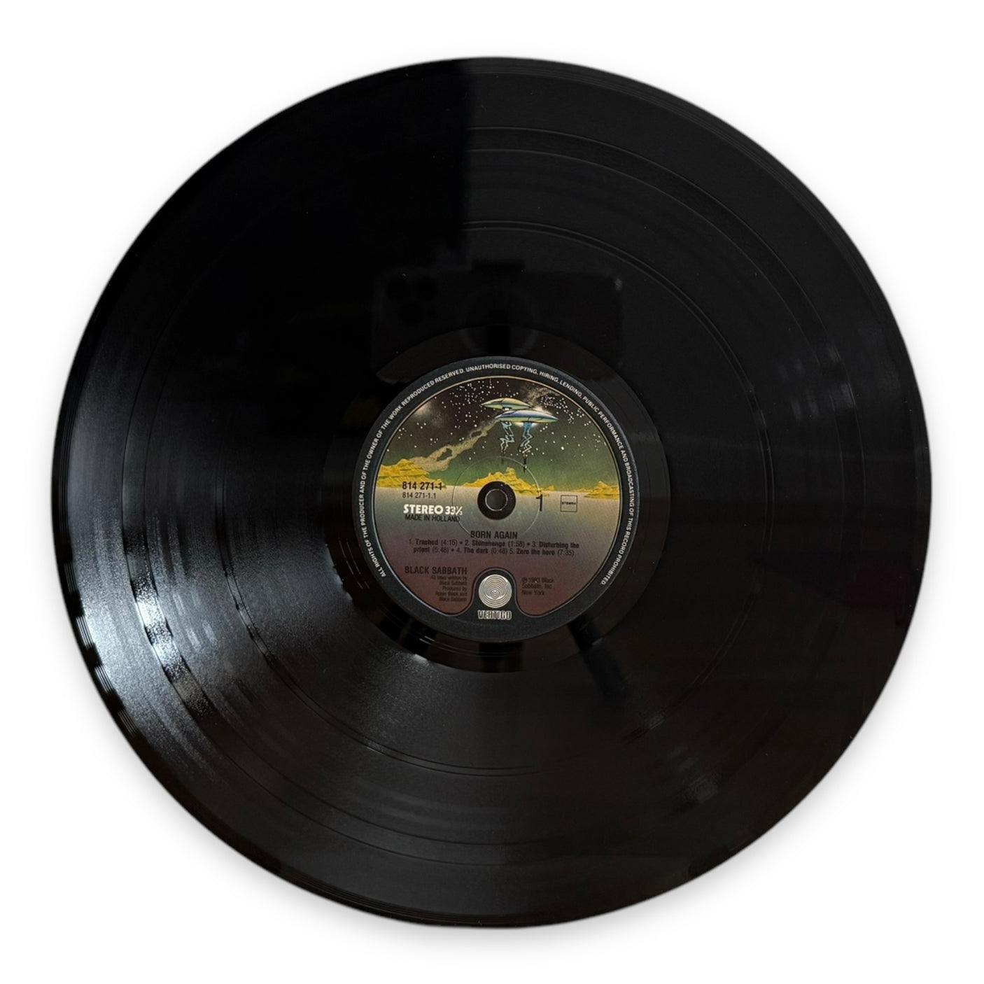 BLACK SABBATH - Born Again - USED LP VINYL - 1983 EUROPE PRESS - VG/VG+