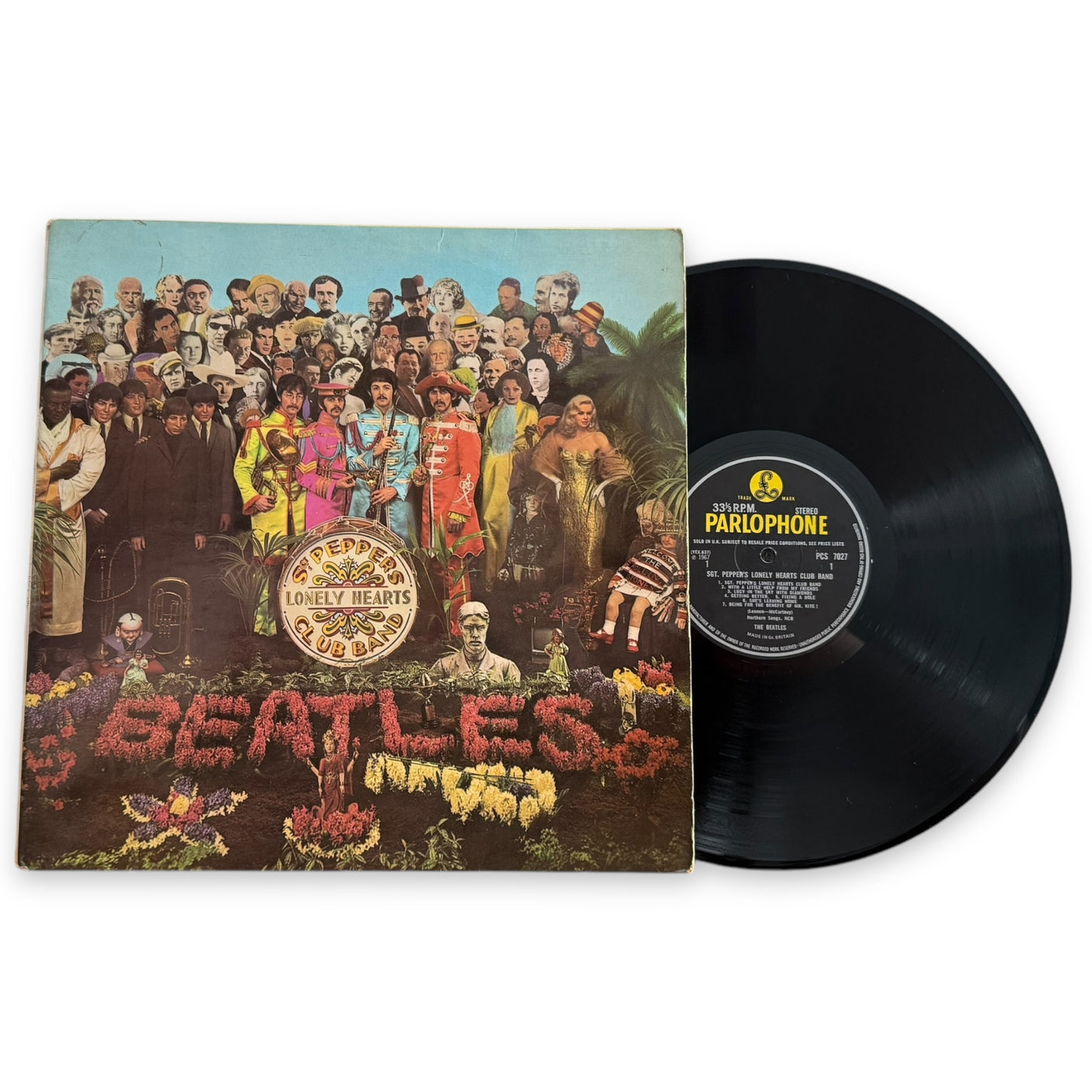 THE BEATLES - Sgt. Pepper's Lonely Hearts Club Band - USED LP VINYL - ORIGINAL 1967 UK PRESS - VG/VG