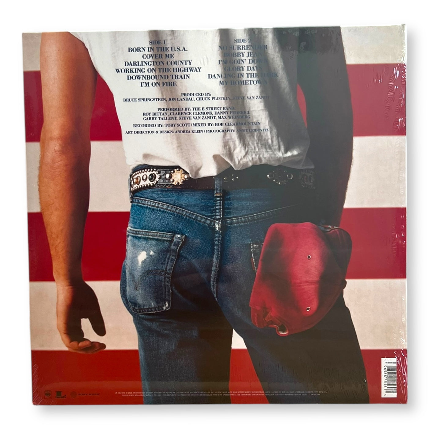 BRUCE SPRINGSTEEN - Born In The USA - LP VINYL - 40TH ANNIVERSARY EDITION RED VINYL - BRAND NEW