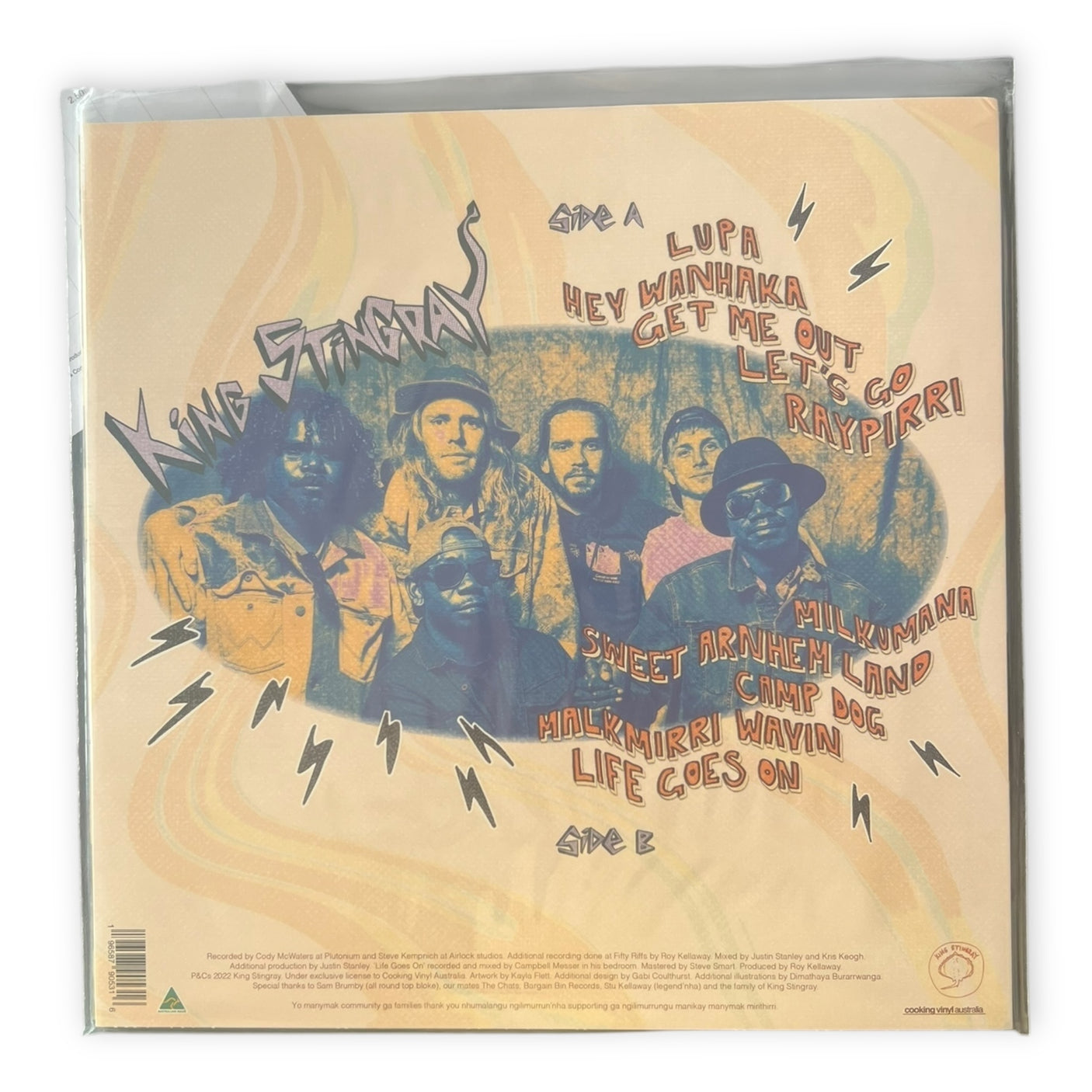 KING STINGRAY - King Stingray (Self Titled) - LP VINYL - LIMITED EDITION GREEN VINYL - BRAND NEW