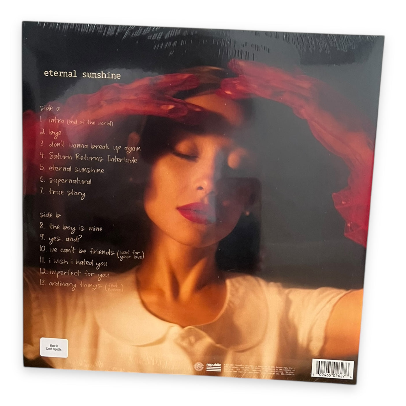 ARIANA GRANDE - Eternal Sunshine - LP VINYL - LIMITED EDITION RUBY VINYL - BRAND NEW