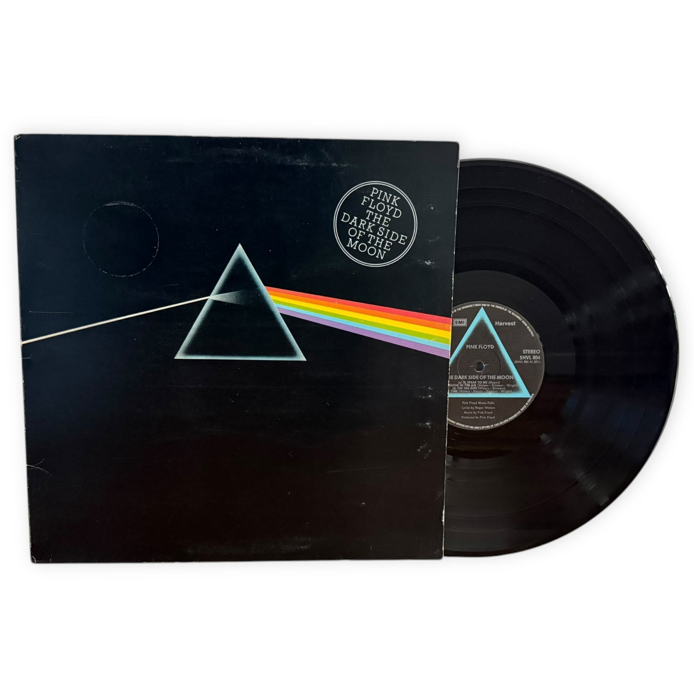 PINK FLOYD - The Dark Side Of The Moon - USED LP VINYL - 1973 SWEDISH PRESS - VG/VG