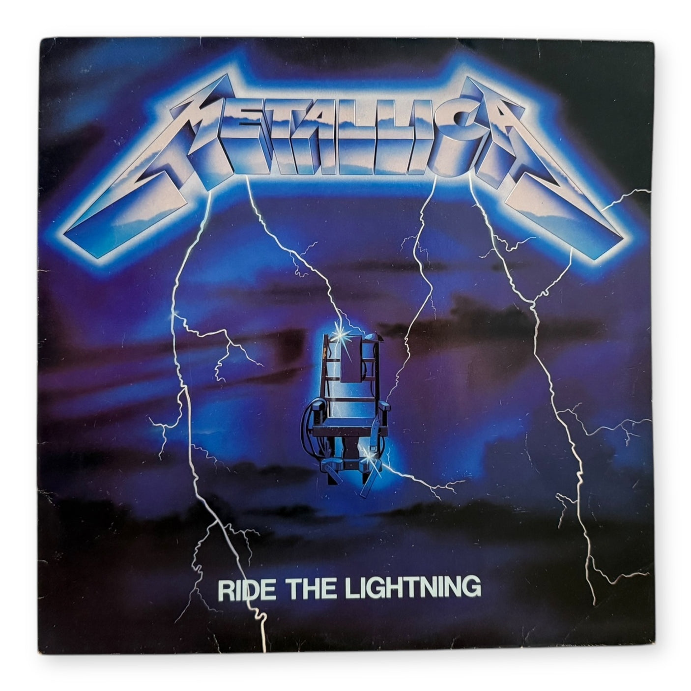 METALLICA - Ride The Lightning - USED LP VINYL - 1984 EUROPE FIRST YEAR PRESS - VG/VG+
