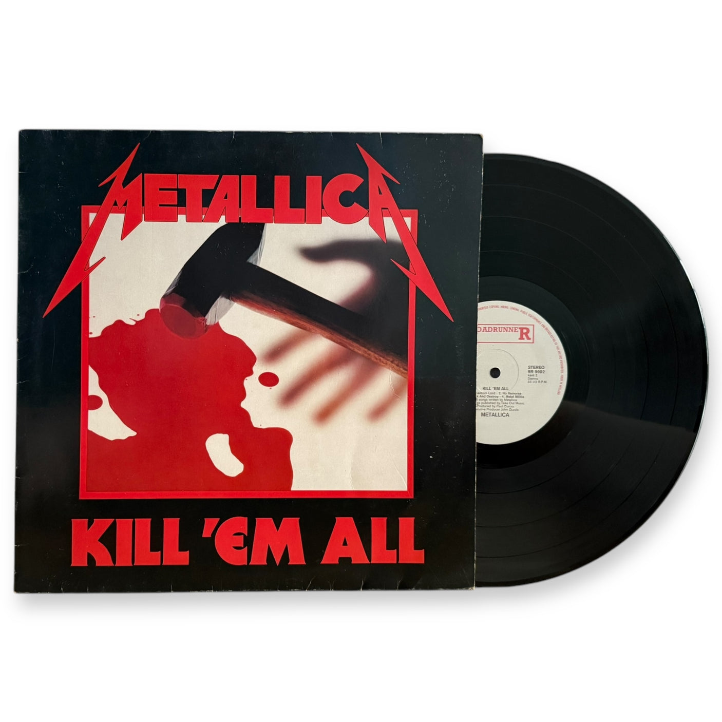 METALLICA - Kill 'Em All - USED LP VINYL - 1983 EUROPE FIRST YEAR PRESS - VG+/VG+