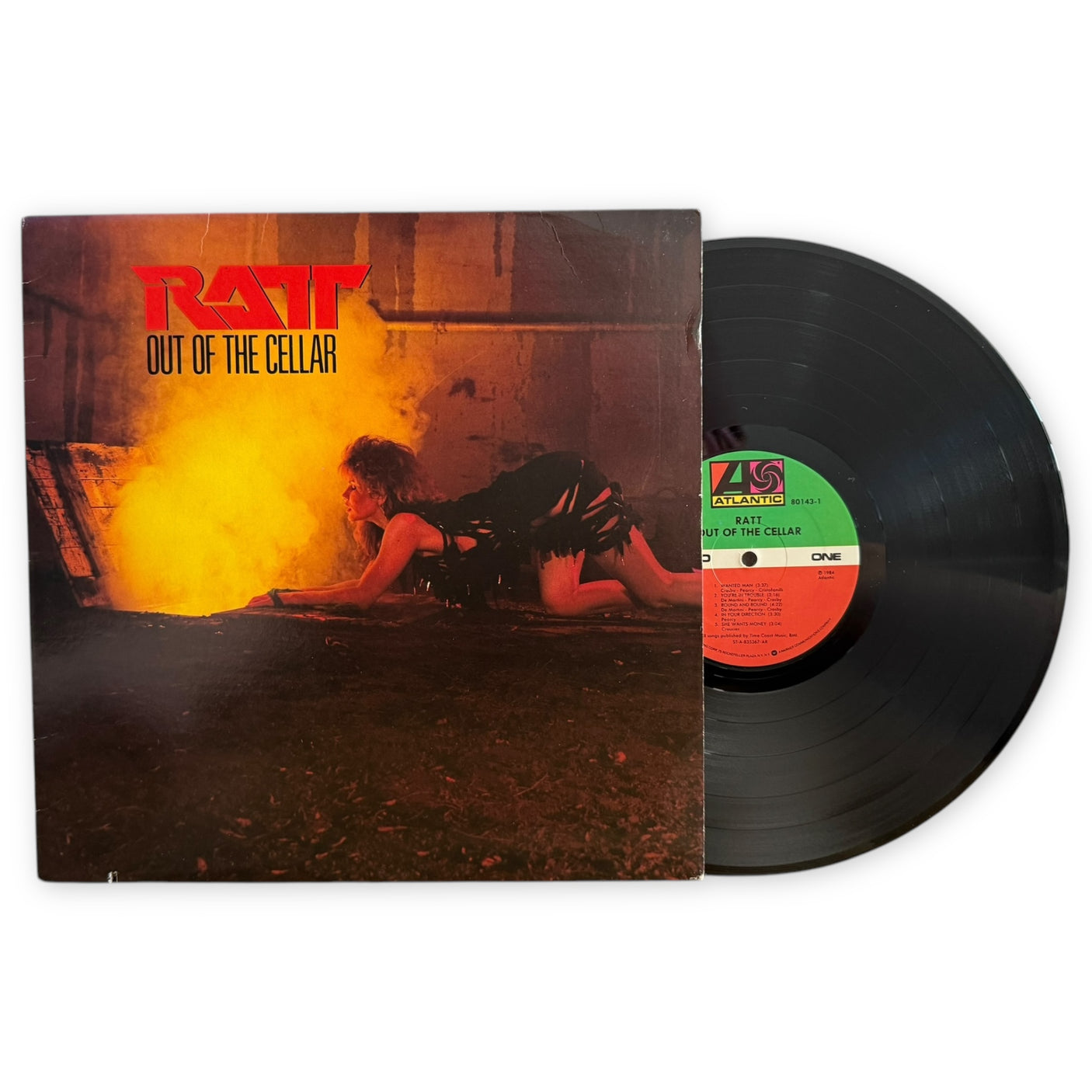 RATT - Out Of The Cellar - USED LP VINYL - ORIGINAL 1984 USA PRESS - VG+/VG+