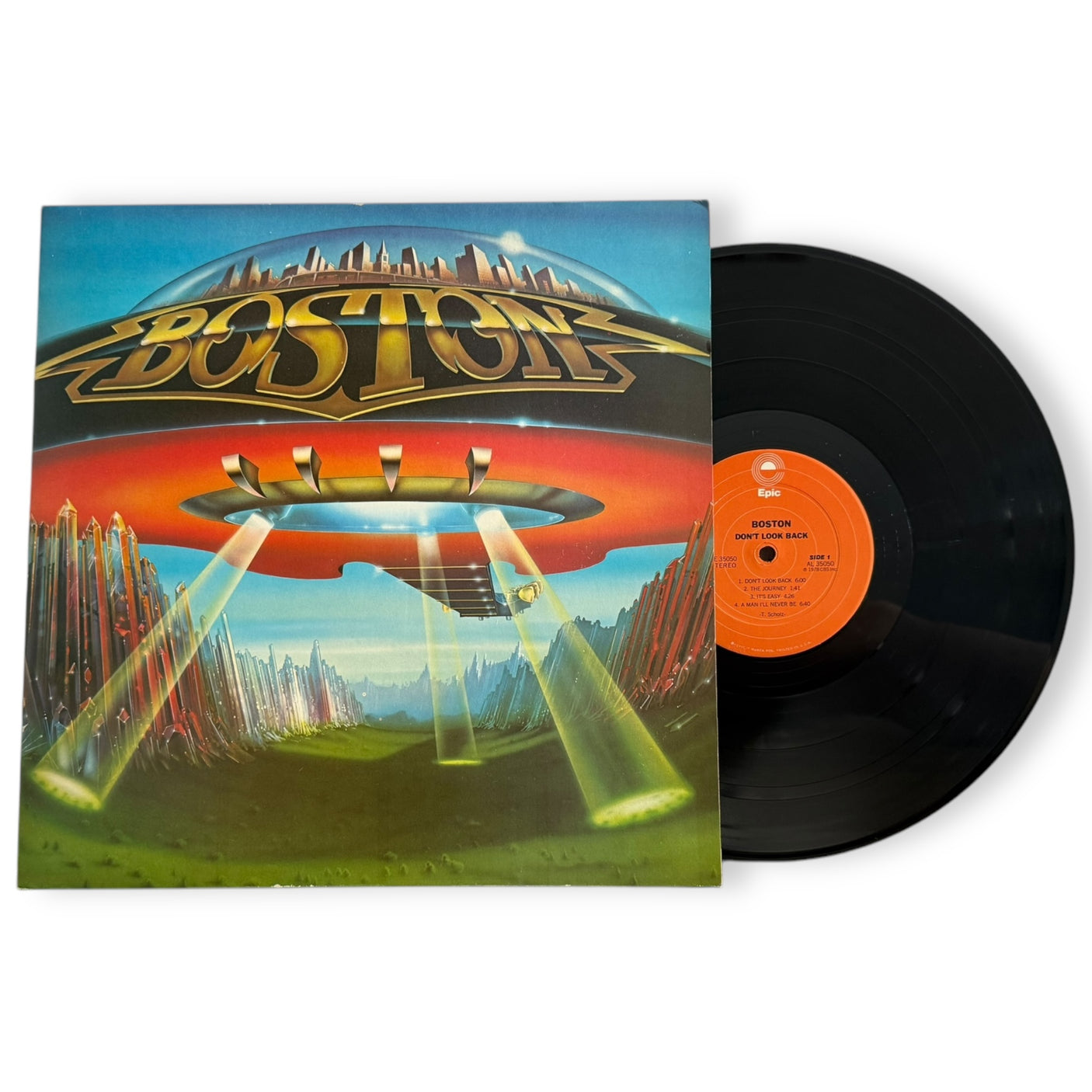 BOSTON - Don't Look Back - USED LP VINYL - ORIGINAL 1978 USA PRESS - VG+/VG+