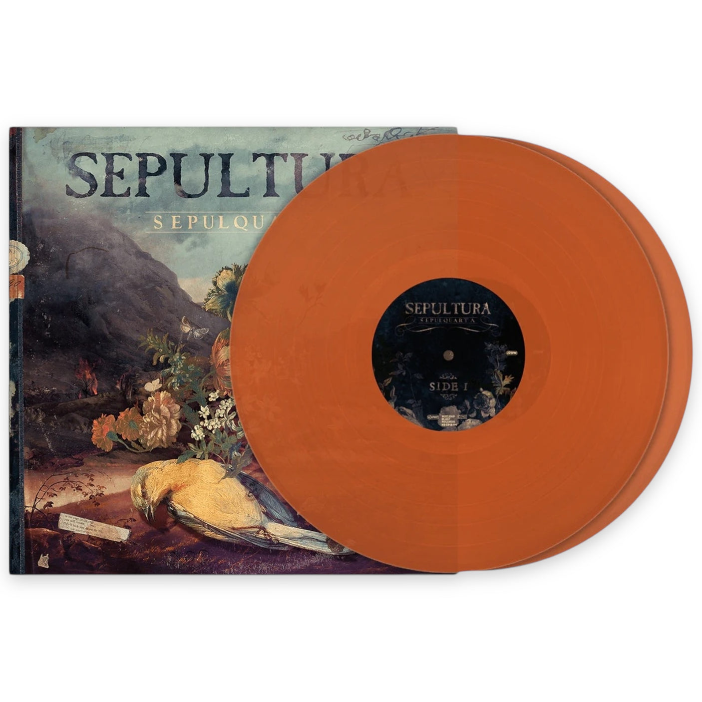SEPULTURA - Sepulquarta - LP VINYL - LIMITED EDITION TRANSPARENT ORANGE VINYL - BRAND NEW