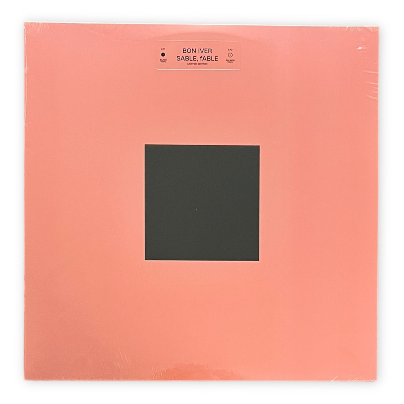 BON IVER - Sable, Fable - LP VINYL - SALMON & BLACK COLOUR VINYL - BRAND NEW