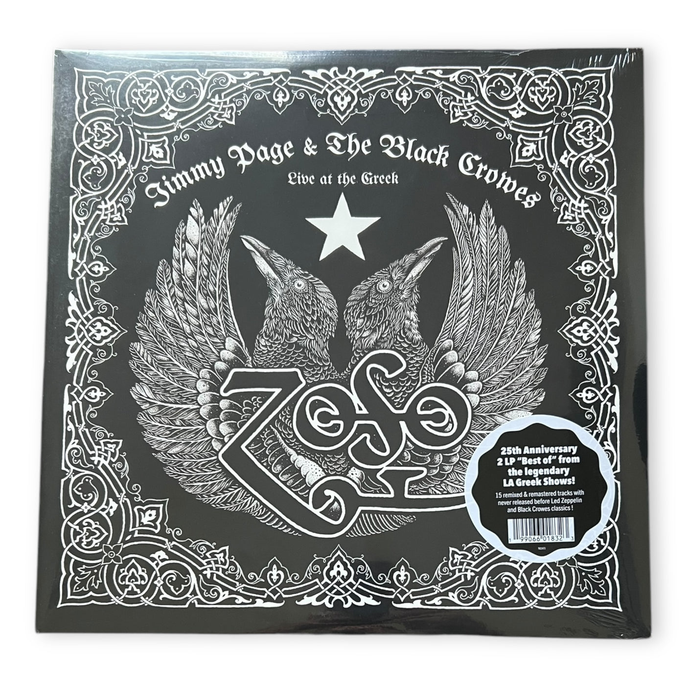 JIMMY PAGE & THE BLACK CROWES - Live At The Greek - 25th ANNIVERSARY EDITION - LP VINYL - BRAND NEW