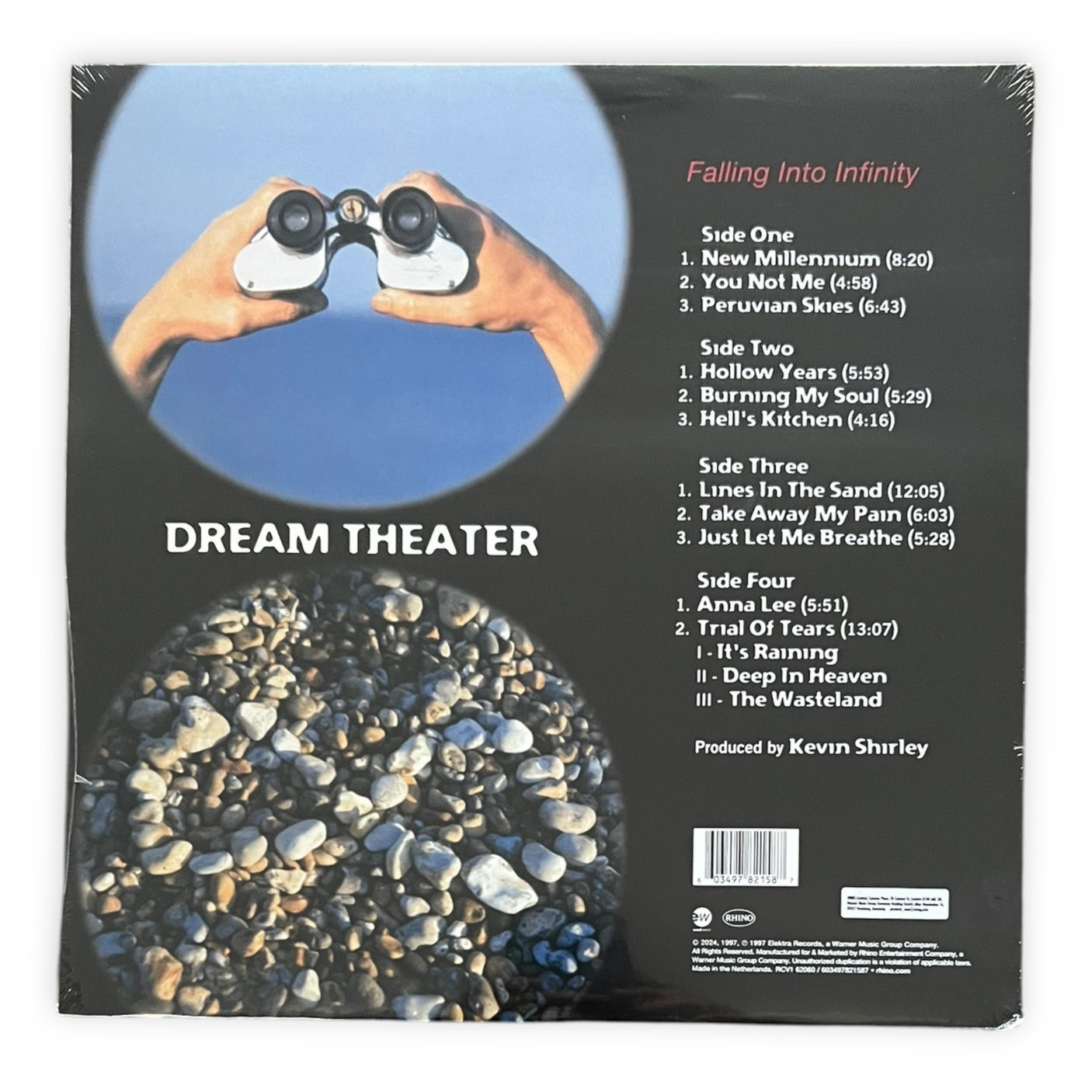 DREAM THEATRE - Falling Into Infinity - LP VINYL - REISSUE - LIMITED EDITION CLEAR VINYL - BRAND NEW