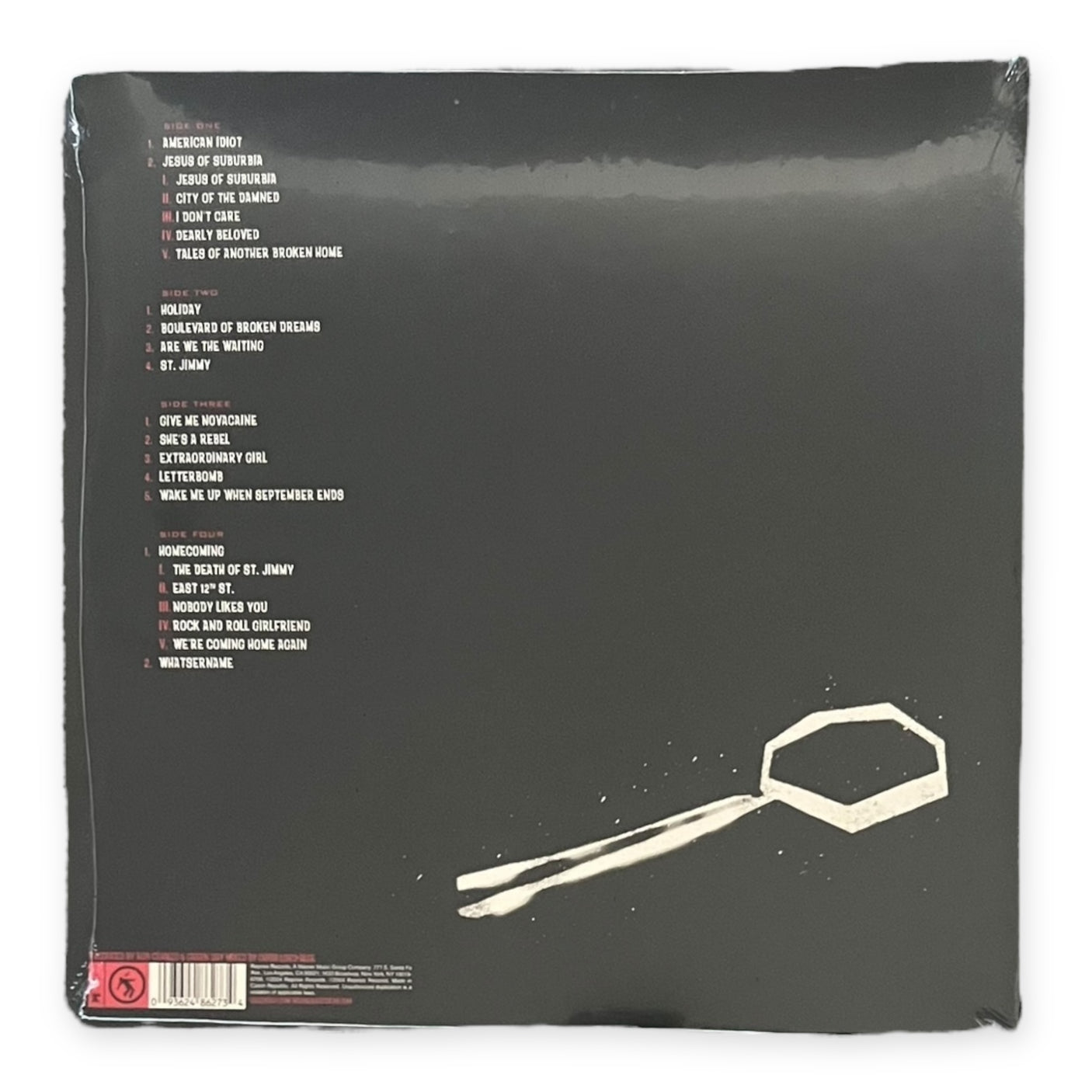 GREEN DAY - American Idiot 20 - LP VINYL - 20th ANNIVERSARY EDITION - RED & BLACK SPLATTER VINYL BRAND NEW