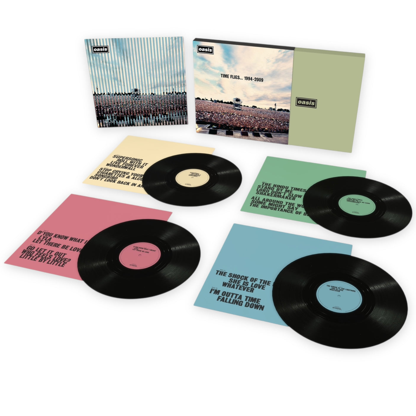 OASIS - Time Flies 1994-2009 - 4 x LP VINYL - BRAND NEW