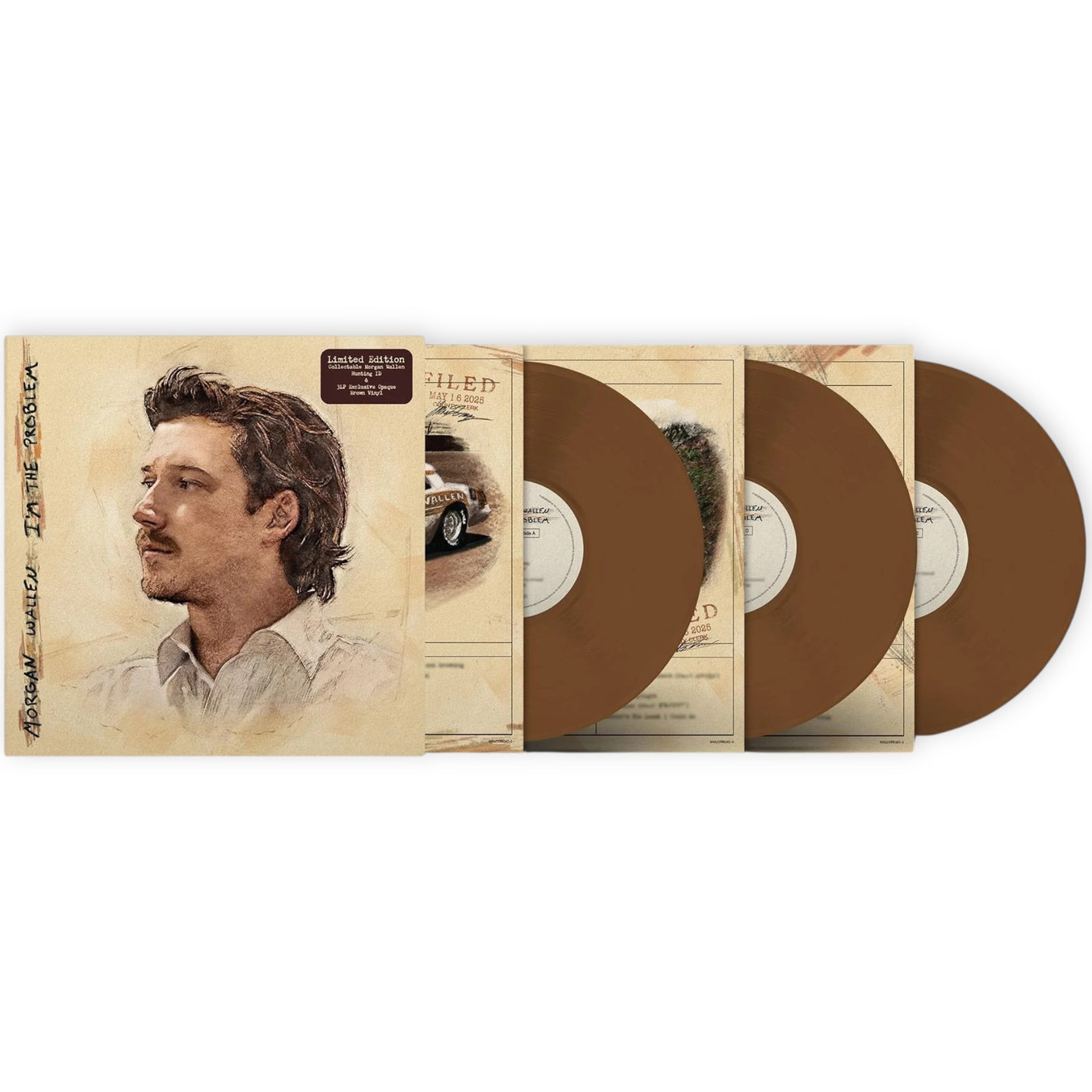 MORGAN WALLEN - I'm The Problem - LP VINYL - LIMITED EDITION OPAQUE BROWN VINYL - BRAND NEW