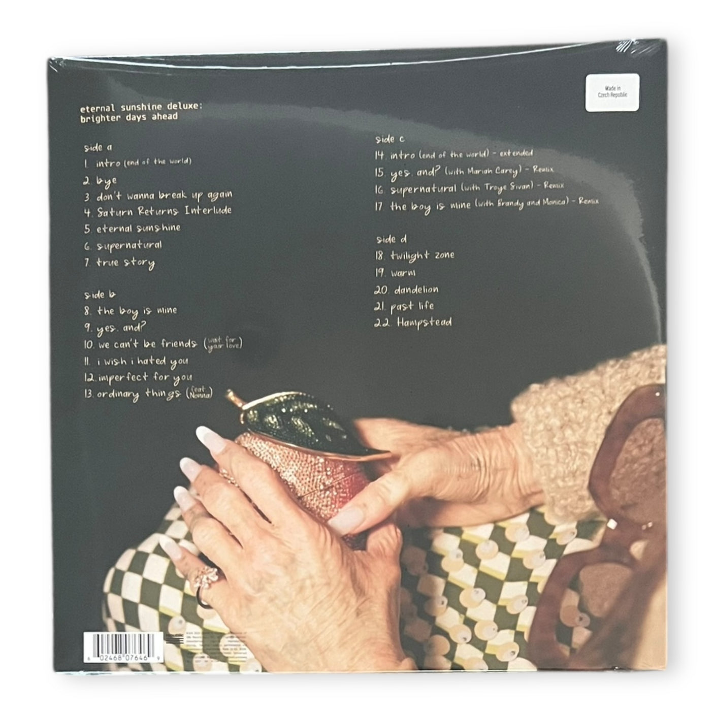 ARIANA GRANDE - Eternal Sunshine Deluxe: Brighter Days Ahead - LP VINYL - TRANSLUCENT MARBLE VINYL - BRAND NEW