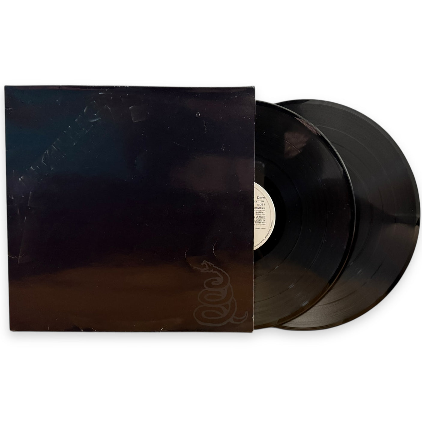 METALLICA - Metallica (Black Album) - USED LP VINYL - ORIGINAL 1991 EUROPE FIRST PRESS - VG/VG+