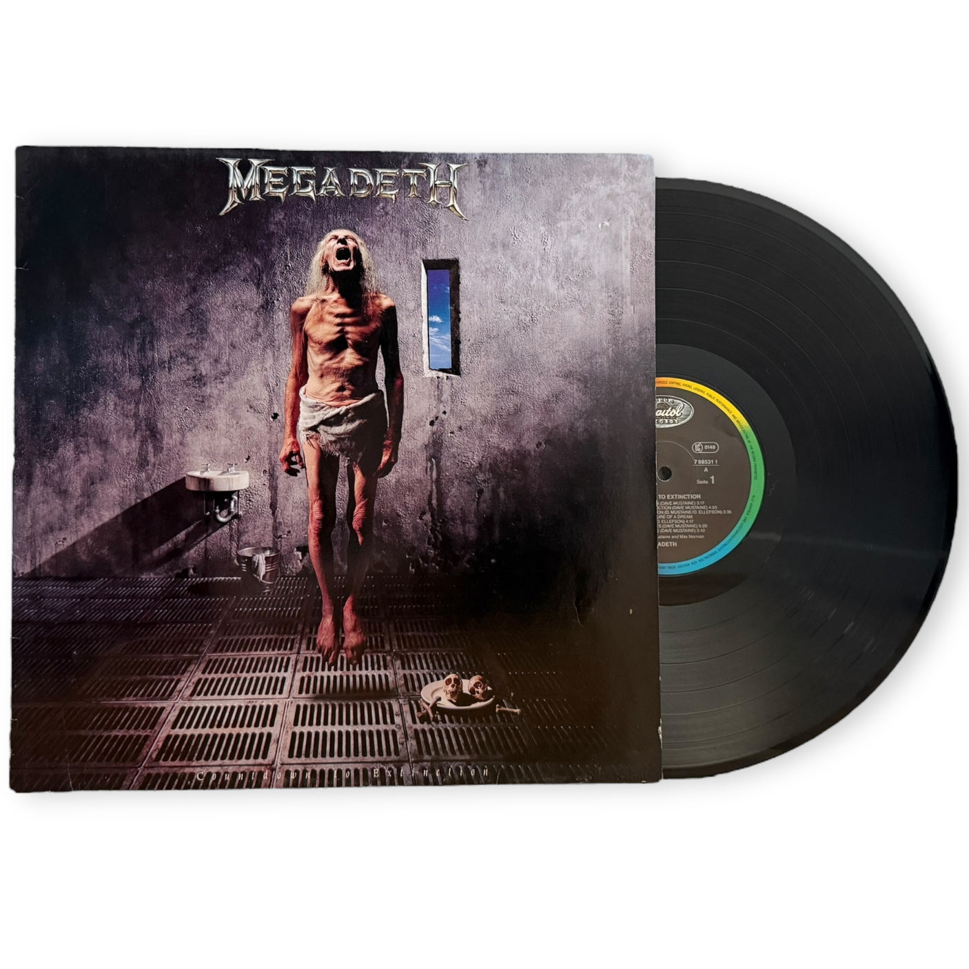 MEGADETH - Countdown To Extinction - USED LP VINYL - ORIGINAL 1992 UK & EUROPE PRESS - VG/VG+