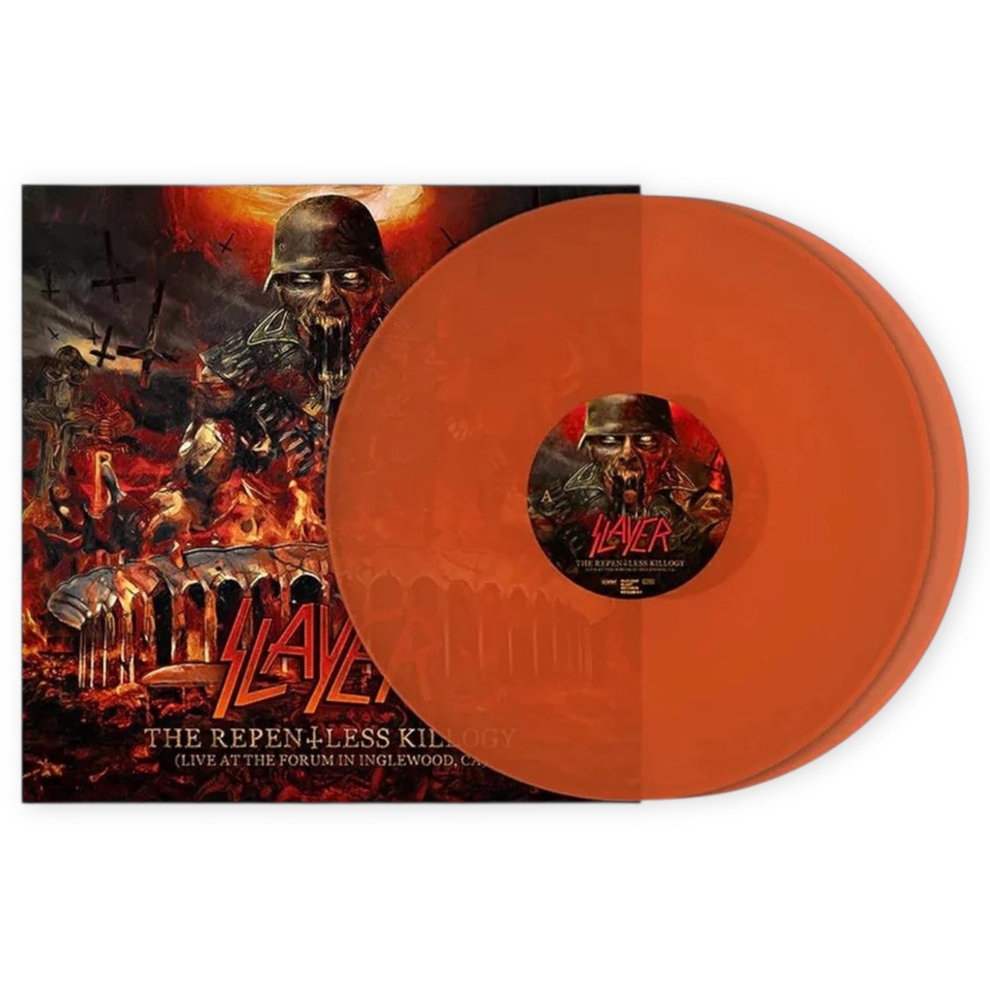 SLAYER - Repentless Killogy - LP VINYL - TRANSPARENT ORANGE VINYL - BRAND NEW