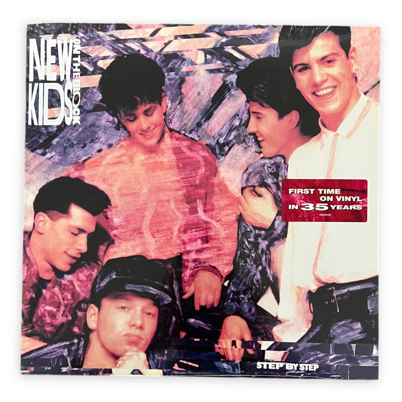 NEW KIDS ON THE BLOCK - Step By Step - LP VINYL - 35th ANNIVERSARY REISSUE - BRAND NEW