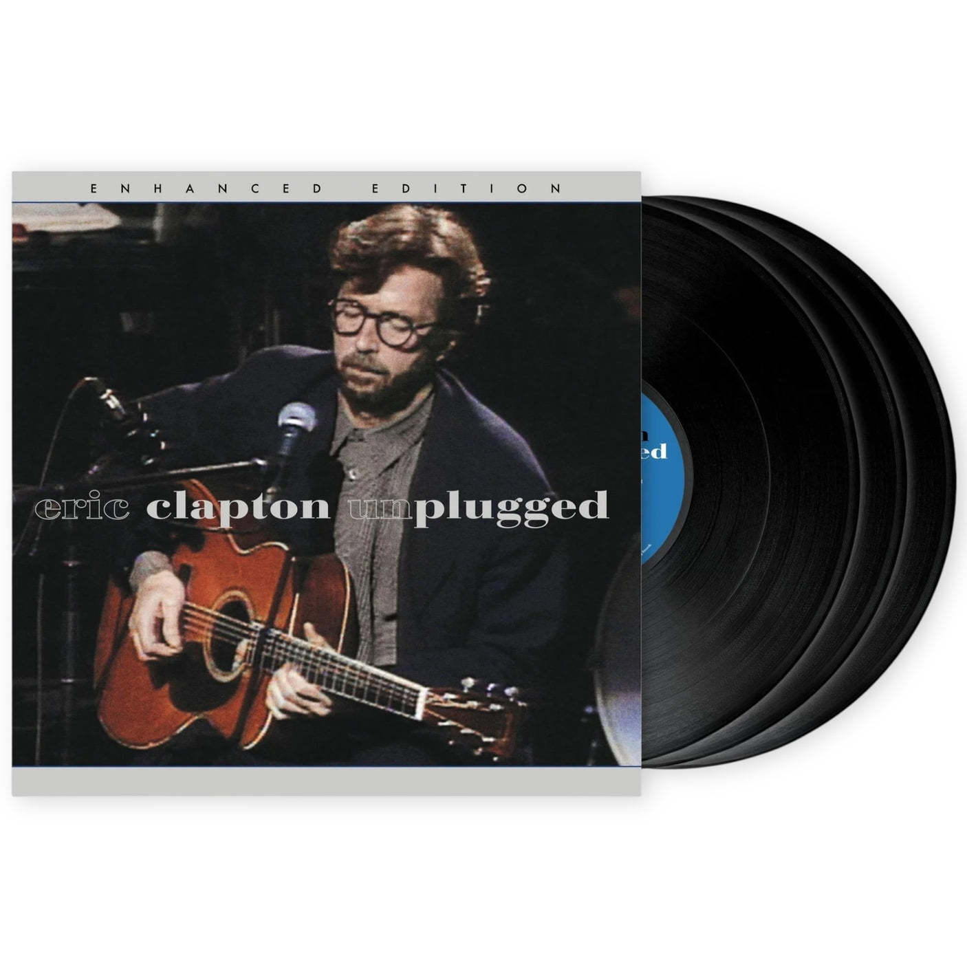 ERIC CLAPTON - Unplugged - ENHANCED EDITION - 3 x LP VINYL REISSUE - BRAND NEW