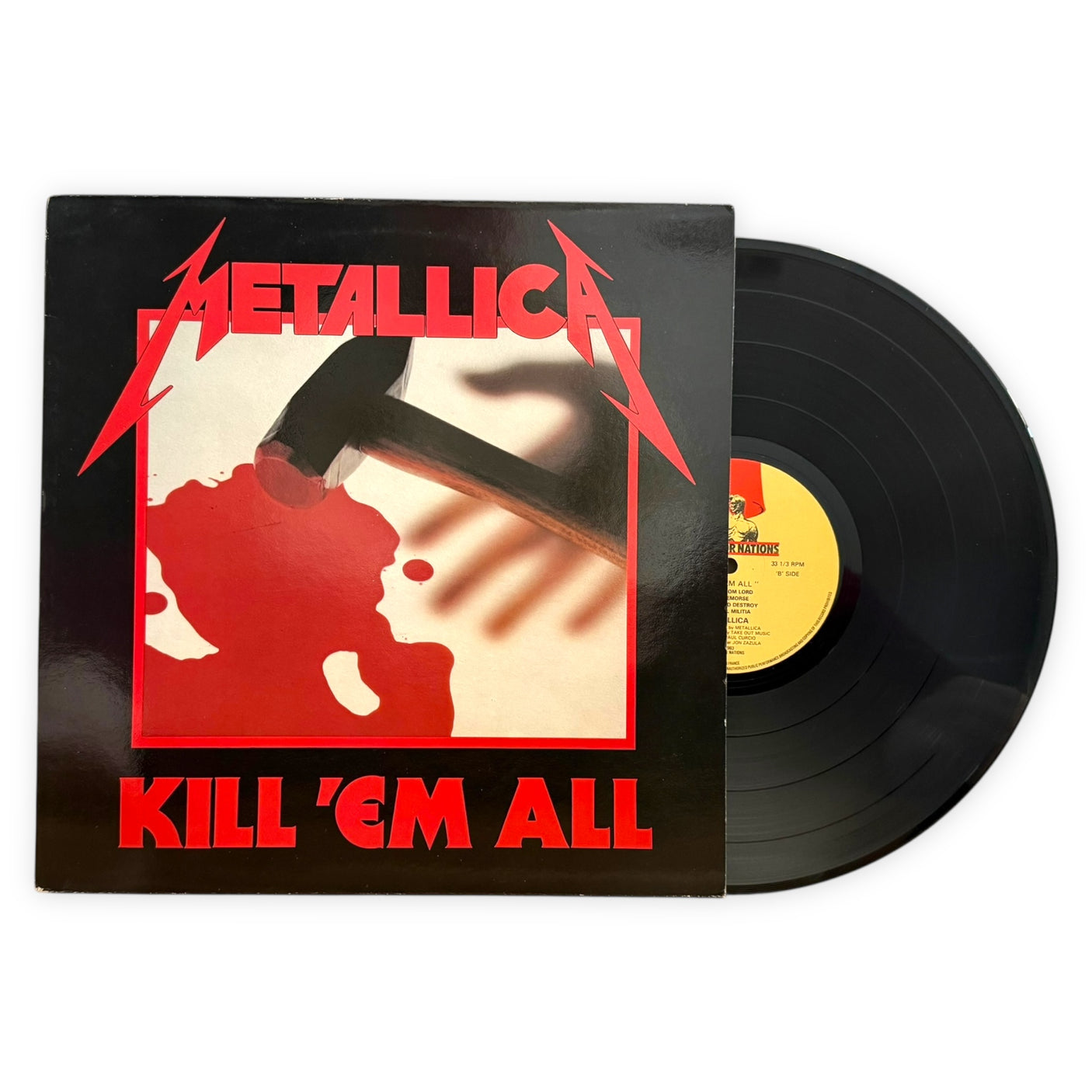 METALLICA - Kill 'Em All - USED LP VINYL - ORIGINAL 1983 UK PRESS - VG+/VG+