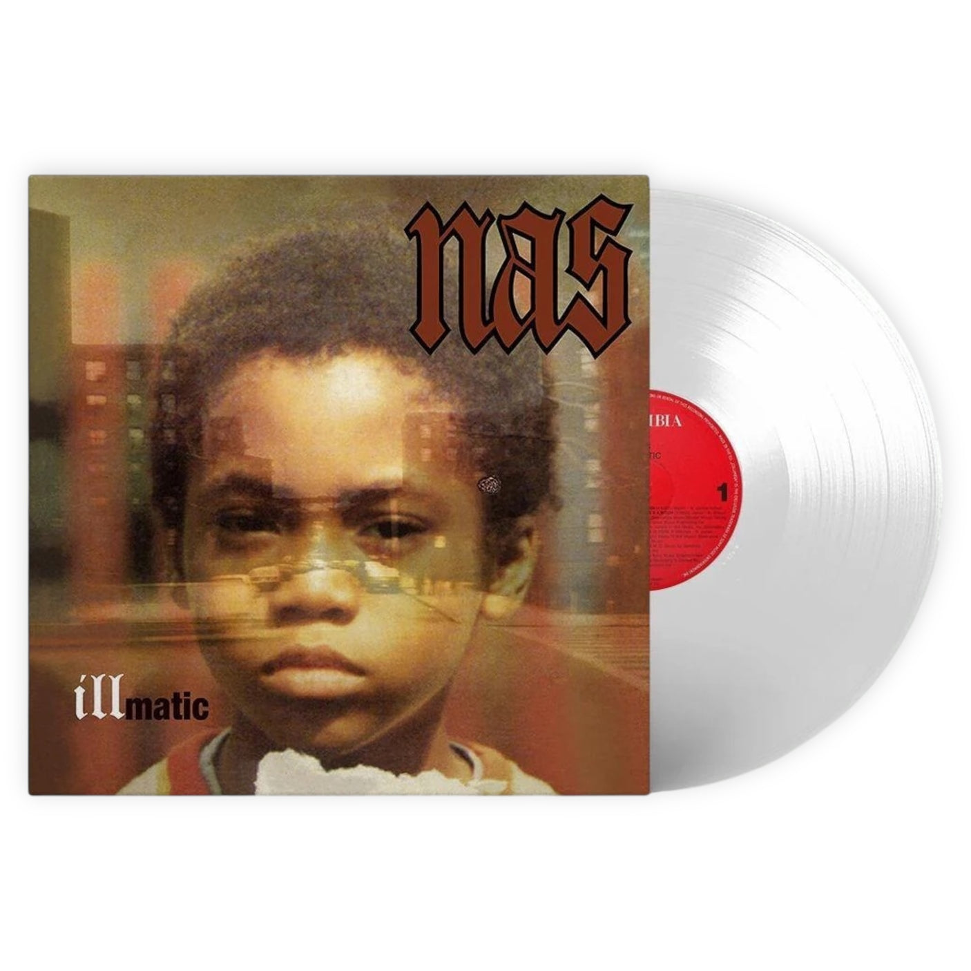 NAS - Illmatic - LP VINYL - LIMITED EDITION CLEAR VINYL - BRAND NEW