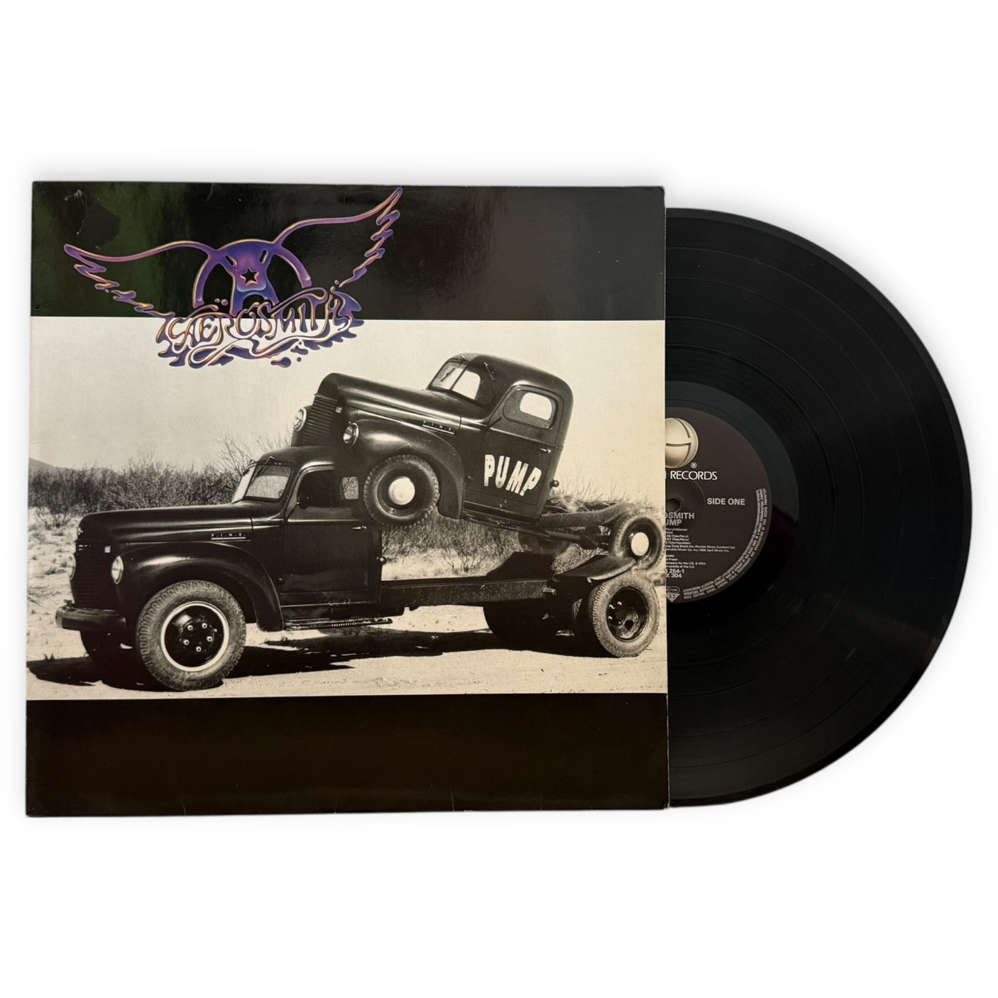 AEROSMITH - Pump - USED LP VINYL - ORIGINAL 1989 UK & EUROPE PRESS - VG+/VG+