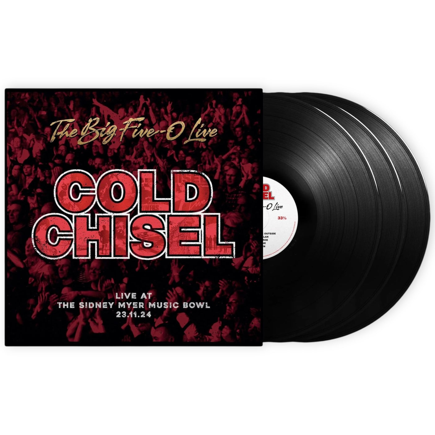 COLD CHISEL - The Big Five O Live - 3 x LP VINYL - BRAND NEW