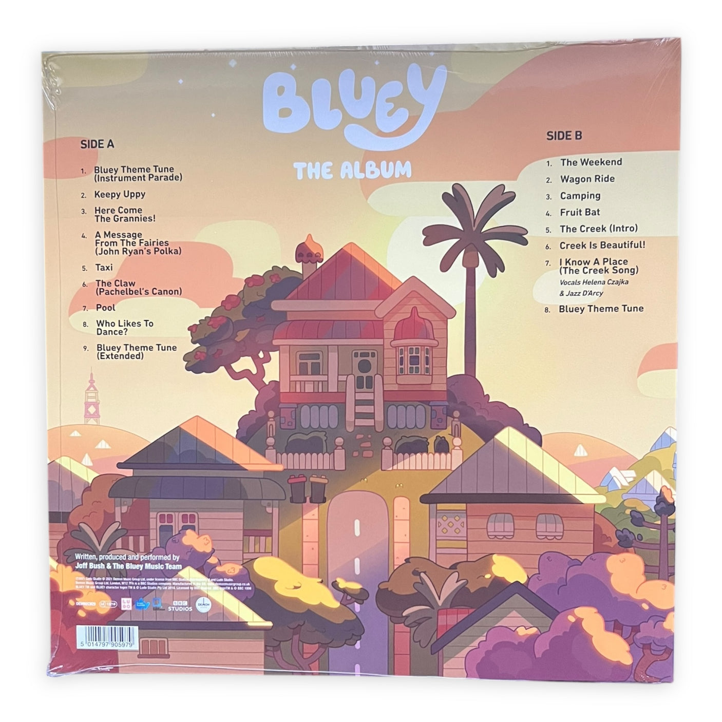 BLUEY - The Album - LP VINYL - LIMITED EDITION BLUE VINYL - BRAND NEW