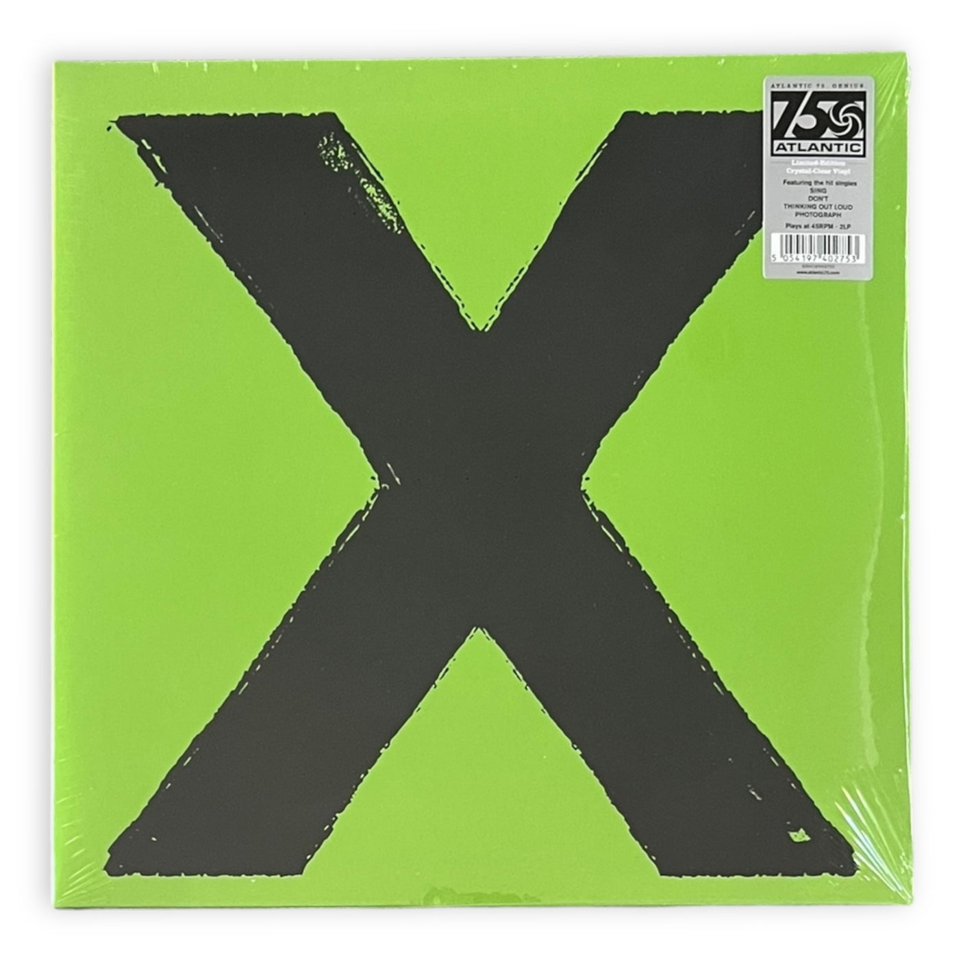 ED SHEERAN - X - LIMITED EDITION CRYSTAL CLEAR VINYL - 2 x 45RPM - LP VINYL - BRAND NEW