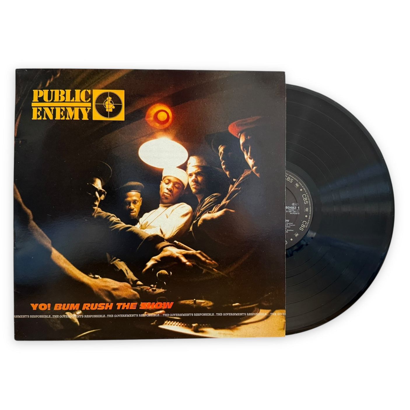 PUBLIC ENEMY - Yo! Bum Rush The Show - USED LP VINYL - ORIGINAL 1987 UK & EUROPE PRESS - VG+/VG+