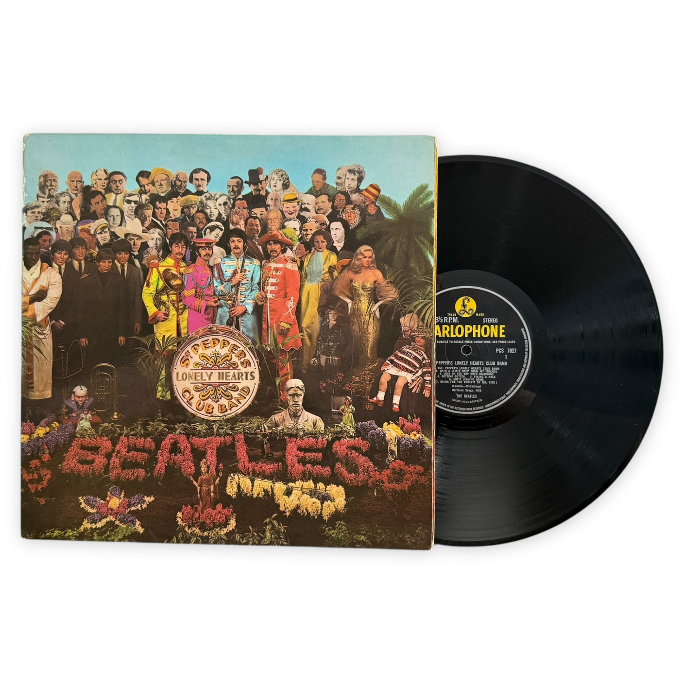 THE BEATLES - Sgt. Pepper's Lonely Hearts Club Band - USED LP VINYL - ORIGINAL 1967 UK PRESS - VG/VG