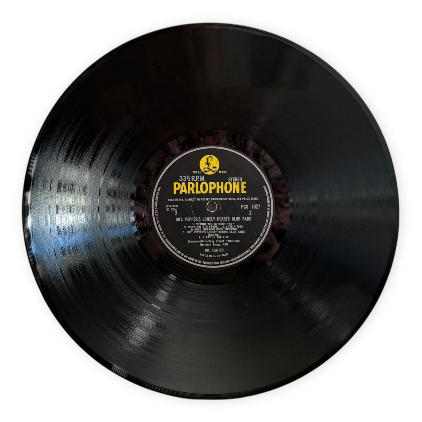 THE BEATLES - Sgt. Pepper's Lonely Hearts Club Band - USED LP VINYL - ORIGINAL 1967 UK PRESS - VG/VG