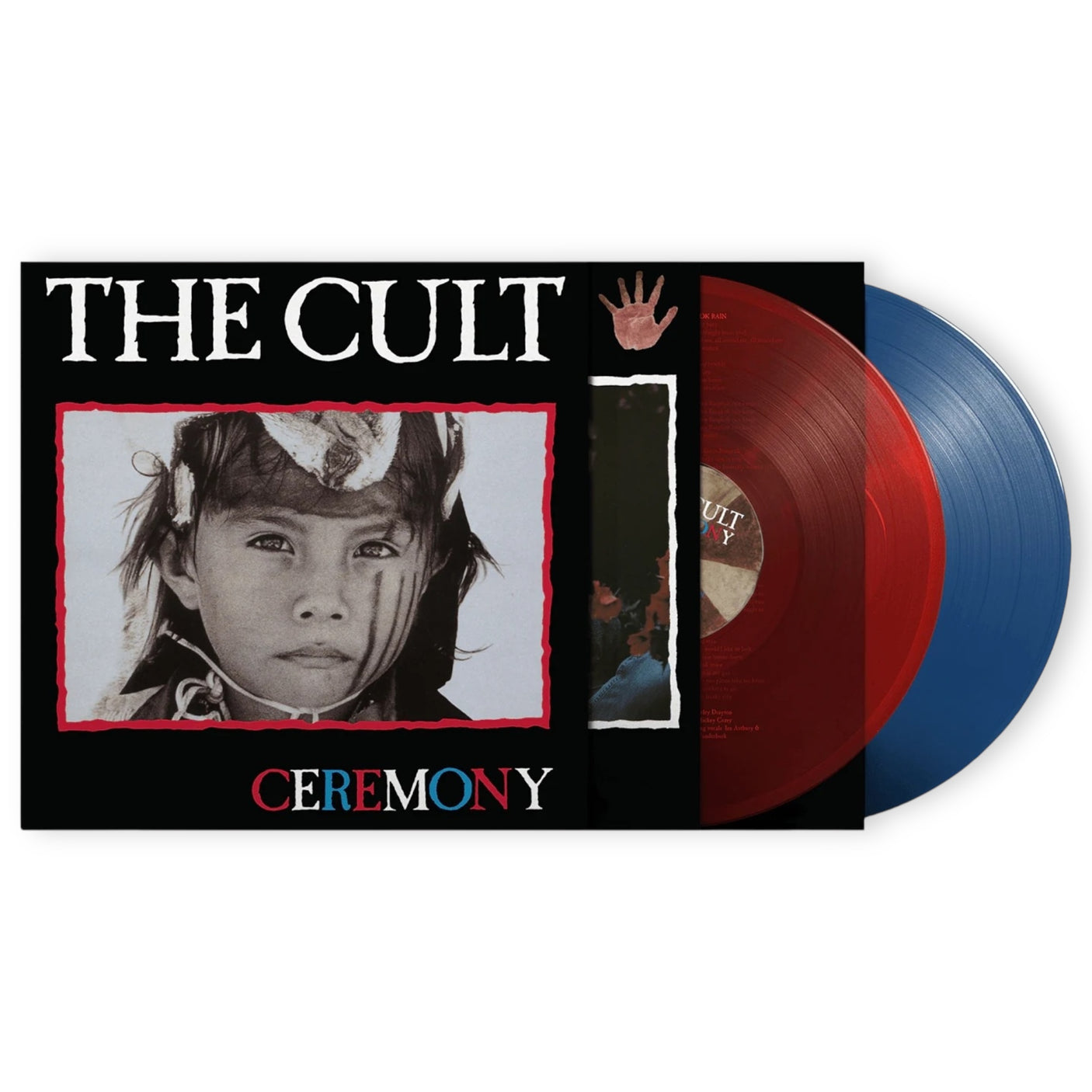 THE CULT - Ceremony - LIMITED EDITION RED & BLUE VINYL - LP VINYL - BRAND NEW