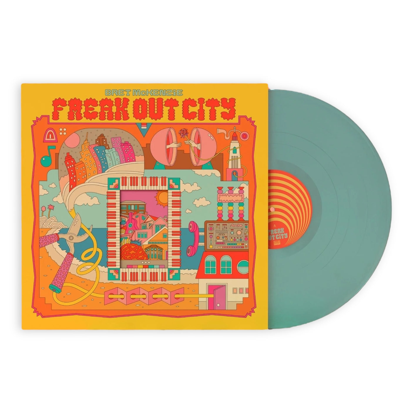 BRET MCKENZIE - Freak Out City - LOSER EDITION GLACIAL BLUE VINYL - LP VINYL - BRAND NEW