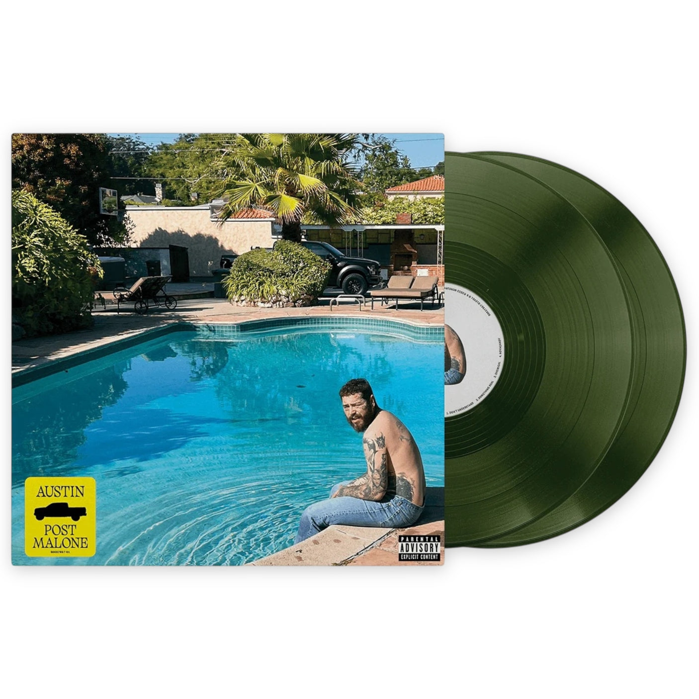 POST MALONE - Austin - FOREST GREEN VINYL - LP VINYL - BRAND NEW