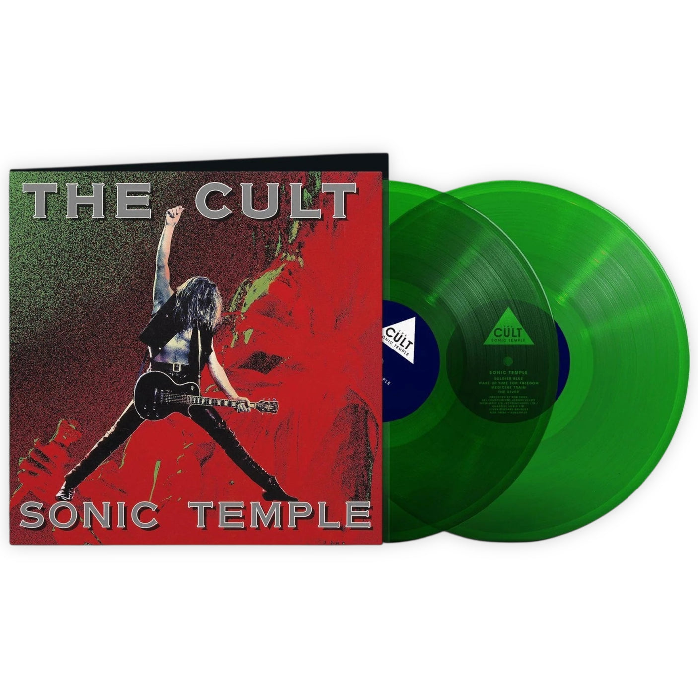 THE CULT - Sonic Temple - 30th ANNIVERSARY EDITION - TRANSLUCENT GREEN VINYL - LP VINYL - BRAND NEW