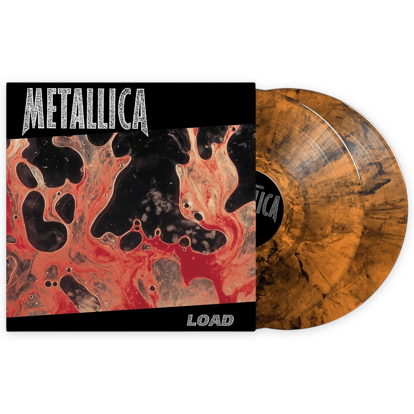 METALLICA - Load - LIMITED EDITION - POOR TWISTED ORANGE VINYL - LP VINYL - BRAND NEW