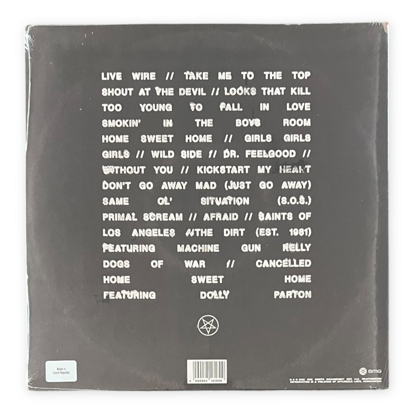 MOTLEY CRUE - From The Beginning - BLACK MARBLE VINYL - LP VINYL - BRAND NEW