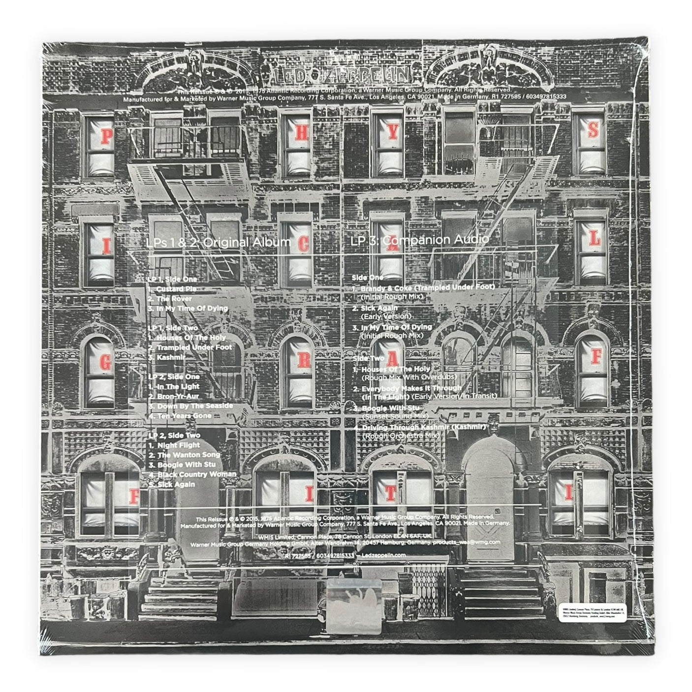 LED ZEPPELIN - Physical Graffiti (50th Anniversary Deluxe Edition) | 3 x LP | Brand New LP Vinyl Album