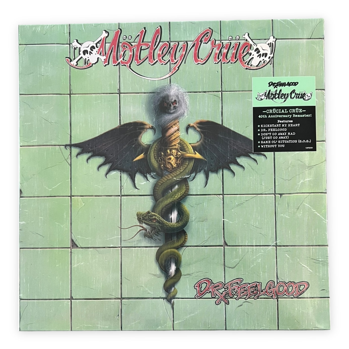 MOTLEY CRUE - Dr. Feelgood - 40th ANNIVERSARY EDITION - REMASTERED - LP VINYL - BRAND NEW