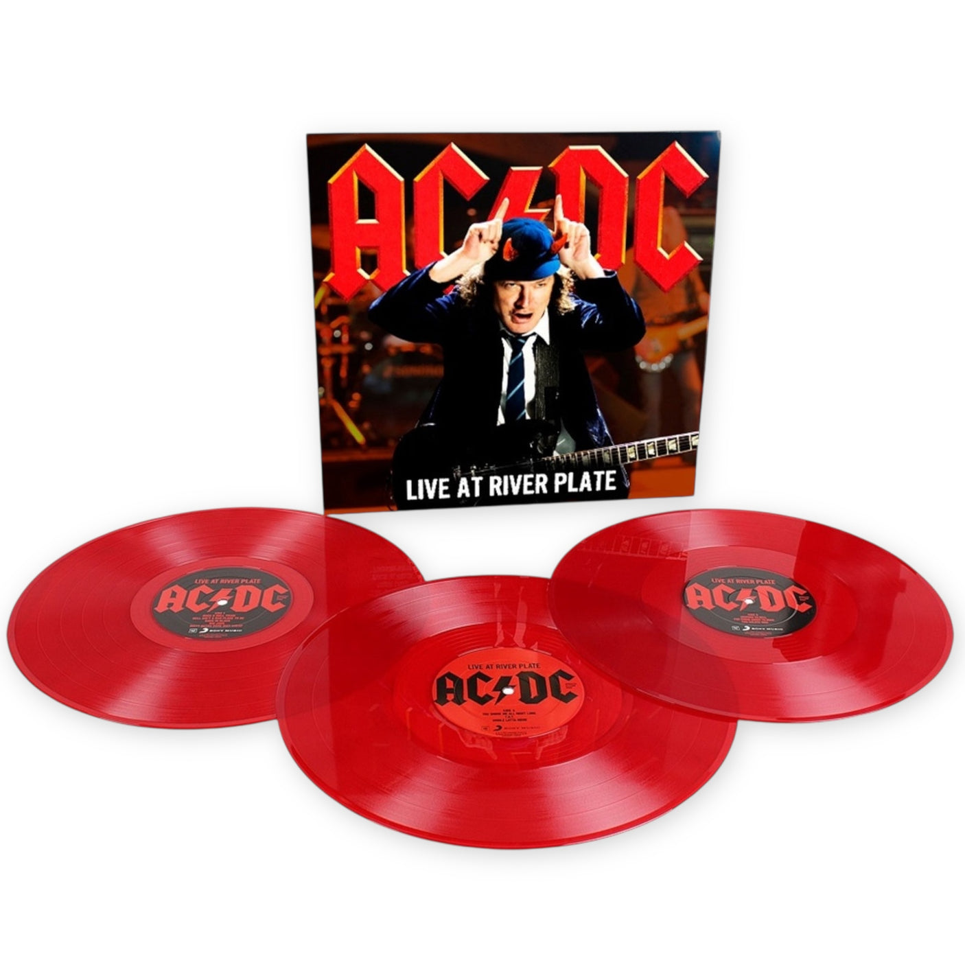AC/DC - Live At River Plate - LIMITED EDITION RED VINYL - 3 x LP VINYL - BRAND NEW