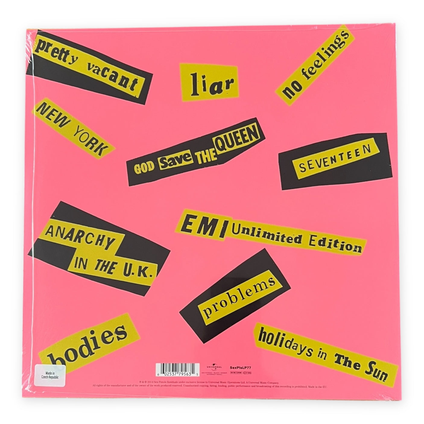 SEX PISTOLS – Never Mind The Bollocks (Reissue) | Brand New LP Vinyl Album