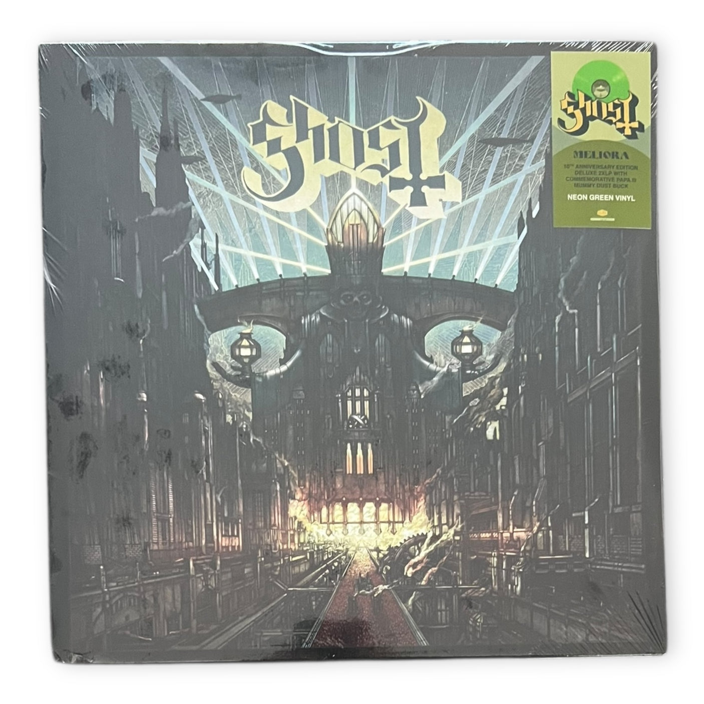 GHOST – Meliora (Deluxe 10th Anniversary Edition) | Neon Green Vinyl | Brand New LP Vinyl Album